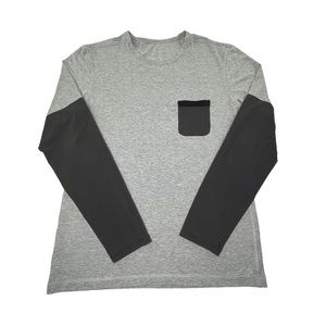 ❌SOLD❌ Lululemon Pocket Shirt Mens Size L Long Sleeve Stretch Athleisure 2 Tone